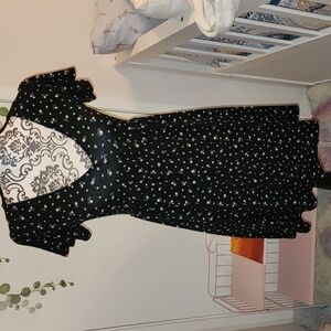 Aeropostale Black Floral Dress Xs